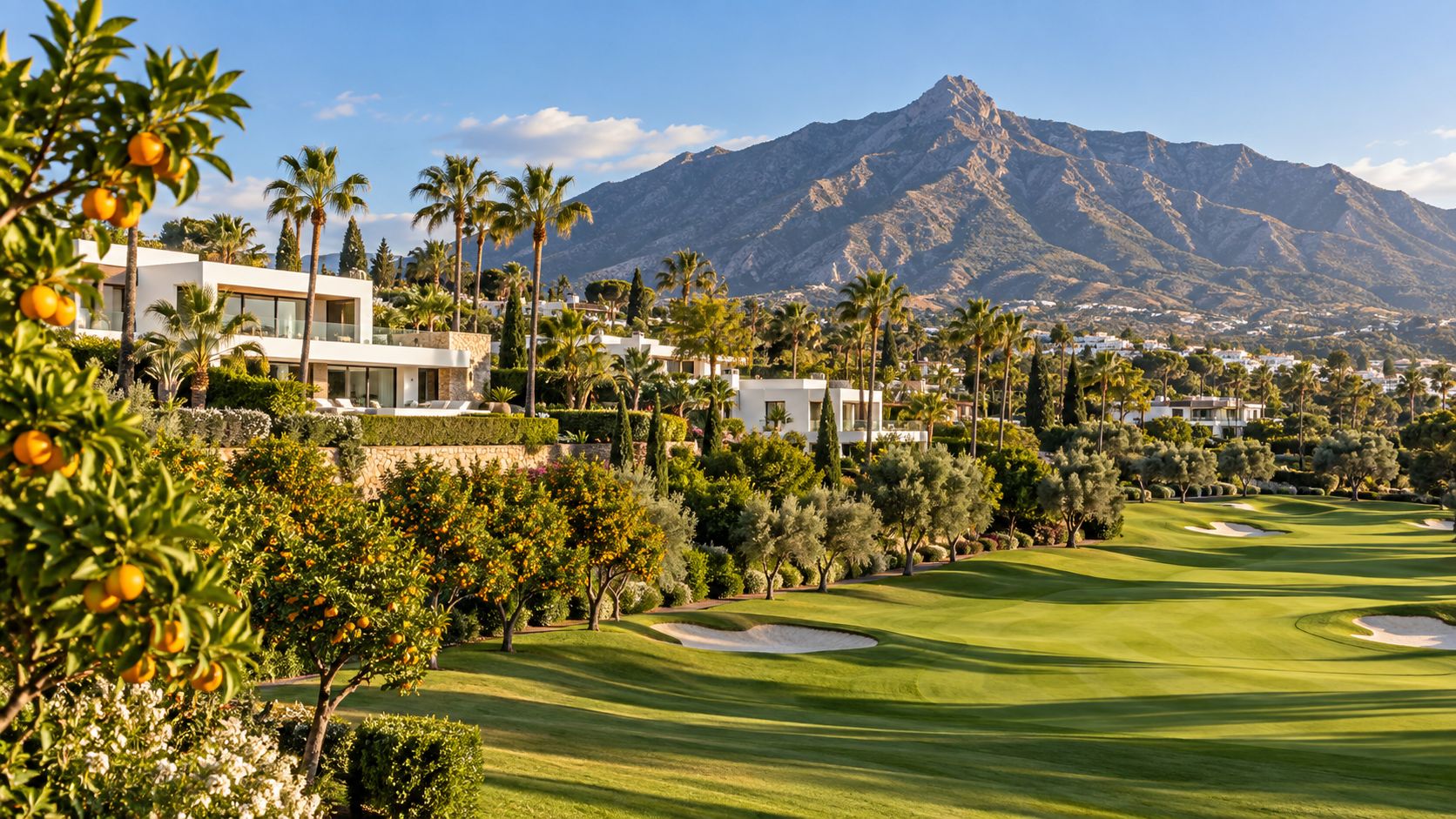 View of La Zagaleta, Benahavís on the Costa del Sol, Spain – luxury homes for sale